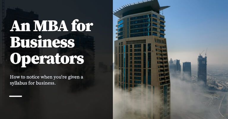 Feature image for An MBA for Business Operators