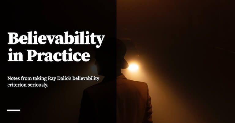 Feature image for Believability in Practice