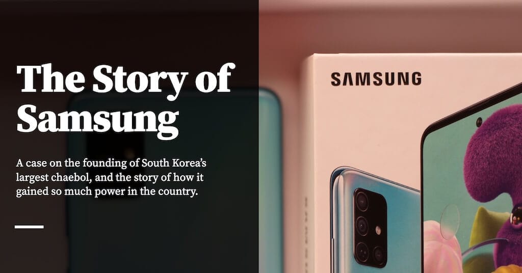 Feature image for The Story of Samsung