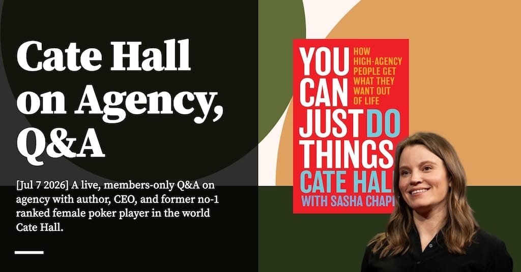 Feature image for Cate Hall Q&A on Agency