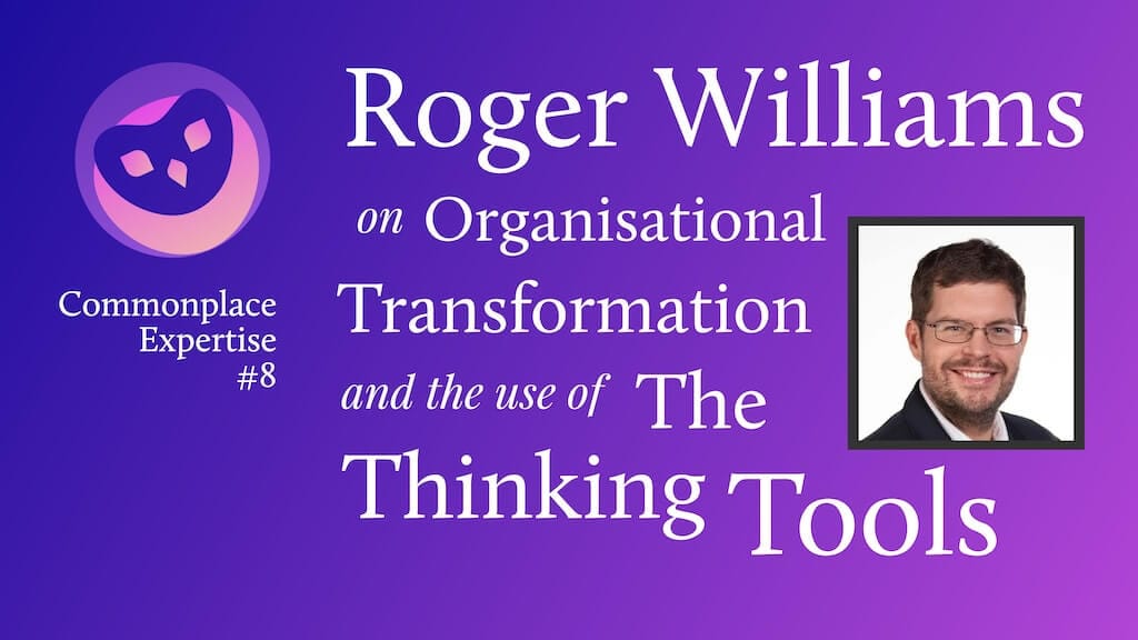 Roger Williams on Organisational Transformation and the use of The Thinking Tools