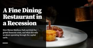 Feature image for Running a Fine Dining Restaurant in a Recession