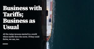 Feature image for Business with Tariffs; Business as Usual