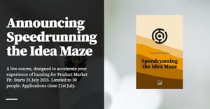 Feature image for Announcing Speedrunning the Idea Maze