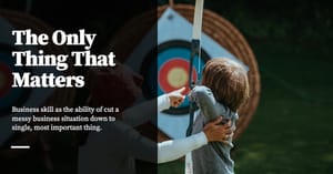 Feature image for The Only Thing That Matters