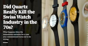 Feature image for Did Quartz Really Kill the Swiss Watch Industry in the 70s?