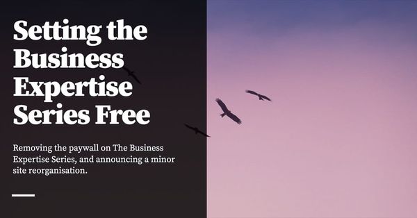 Feature image for Setting the Business Expertise Series Free