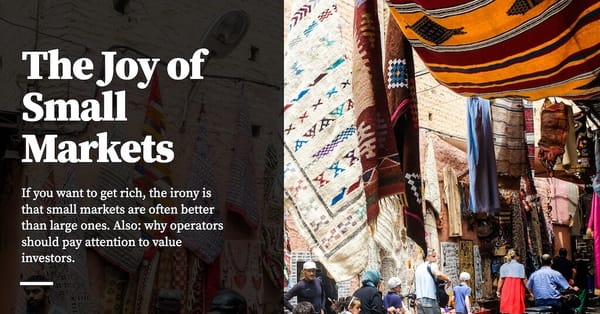 Feature image for The Joy of Small Markets