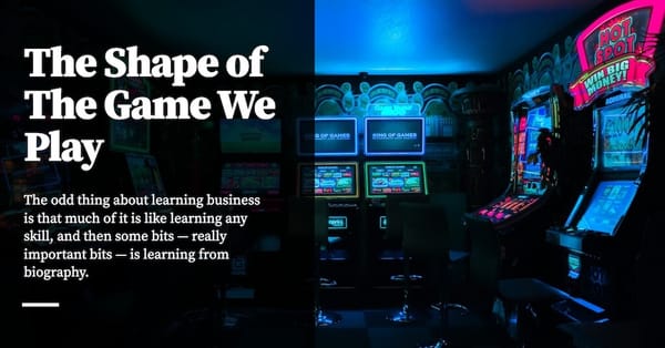 Feature image for The Shape of The Game We Play