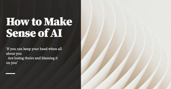 Feature image for How to Make Sense of AI