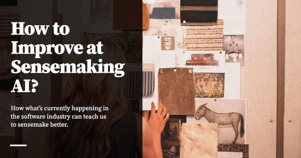 Feature image for How to Improve at Sensemaking AI?