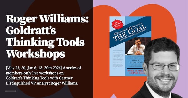 Feature image for Live Goldratt Thinking Tools Workshop with Roger Williams