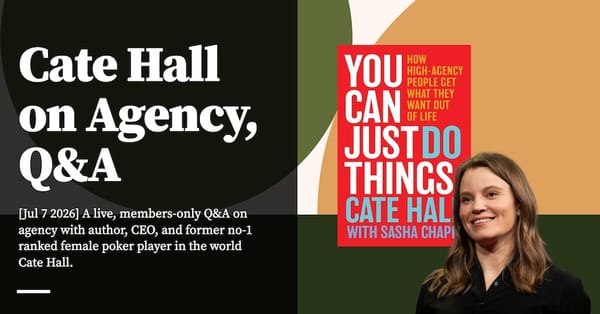 Feature image for Cate Hall Q&A on Agency